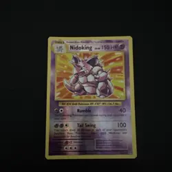 Pokemon Nidoking TCG Reverse Holo Rare Card 45/108 XY Evolutions - Image 1
