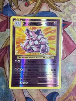 Pokemon Nidoking TCG Reverse Holo Rare Card 45/108 XY Evolutions FREE SHIPPING - Image 1