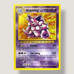 Pokemon TCG - Nidoking 45/108 Holo Rare Card - 2016 XY Evolutions (LP) - Image 1