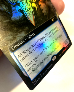 MTG Mesmeric Sliver *EXTENDED ART FOIL* Secret Lair 620 NM - Image 2
