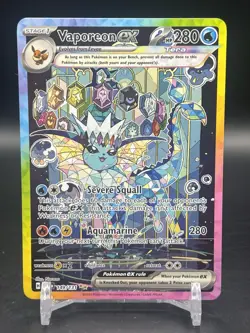 Vaporeon ex 149/131 Special Illustration Rare Prismatic Evolutions English NM- - Image 1