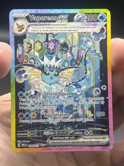 Vaporeon ex 149/131 Special Illustration Rare Prismatic Evolutions English NM- - Image 3