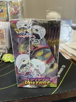 Pokemon TCG Sword & Shield Vivid Voltage Booster Box FACTORY SEALED NEW w/ CASE - Image 3