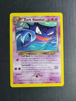 Dark Haunter 36/105 Pokemon TCG Neo Destiny Unlimited Regular Uncommon LP - Image 2