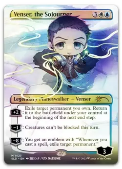 Venser, the Sojourner (Rainbow Foil) #1423 (NM) Secret Lair Drop SLD Magic MTG - Image 1