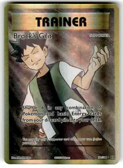 Pokemon TCG XY - Evolutions #107/108 Brock's Grit (Full Art) LP+ - Image 1