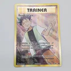 Pokemon TCG Brock’s Grit 107/108 Evolutions Full Art - LP - Image 1