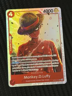 Monkey.D.Luffy SR OP12-015 M OPTCG One Piece Legacy Of The Master Series - Image 1