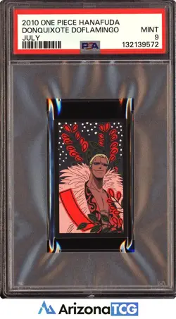 One Piece 2010 Donquixote Doflamingo July One Piece Hanafuda PSA 9 - Image 1