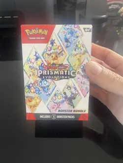 Pokemon TCG Prismatic Evolutions Booster Bundle Box 162.1g HEAVY GOD PACKU 🔥🤑 - Image 1
