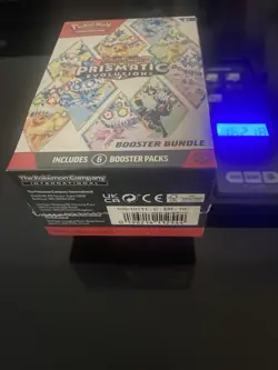 Pokemon TCG Prismatic Evolutions Booster Bundle Box 162.1g HEAVY GOD PACKU 🔥🤑 - Image 3