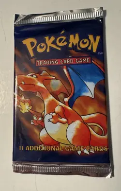 21.31g Heavy 1999 Pokemon Charizard Art Base Set Booster Pack - Image 2