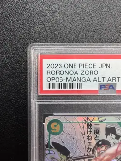 PSA 10 Roronoa Zoro OP06-118 SEC Comic Parallel Manga ONE PIECE Card Japanese - Image 3