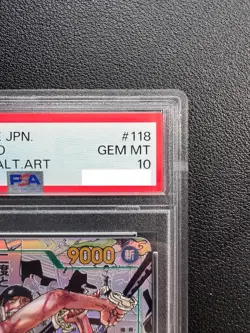 PSA 10 Roronoa Zoro OP06-118 SEC Comic Parallel Manga ONE PIECE Card Japanese - Image 4