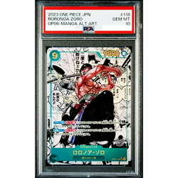 PSA 10 Roronoa Zoro OP06-118 SEC Comic Parallel Manga ONE PIECE Card Japan #564 - Image 1