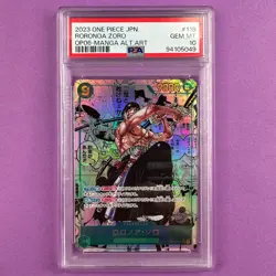 PSA 10 Roronoa Zoro OP06-118 SEC Comic Parallel Manga ONE PIECE Card Japanese - Image 1