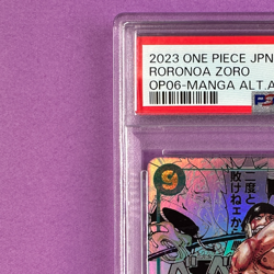 PSA 10 Roronoa Zoro OP06-118 SEC Comic Parallel Manga ONE PIECE Card Japanese - Image 3