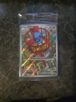 Pokemon TCG Riolu MEP 010 Mega Evolution: Black Star Promo Sealed NM - Image 1
