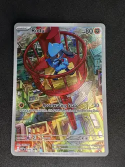 2025 Pokemon TCG Riolu MEP 010 Black Star Promo Mega Evolution - Image 2