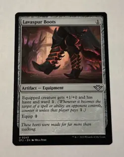 MTG Lavaspur Boots - Outlaws of Thunder Junction LP - Image 1