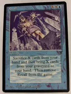 WOTC MtG Legends Recall (R) Lightly played - Image 1