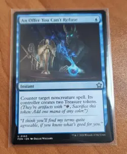 An Offer You Can't Refuse x1 1x Foundations NM MTG - NM condition - Image 1
