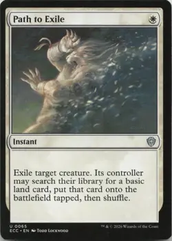 Path to Exile U Commander: Lorwyn Eclipsed 65 NM MTG - Image 1