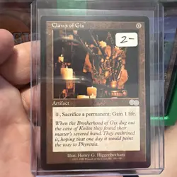 Claws of Gix Urza's Saga 290 NM Condition Magic The Gathering MTG - Image 1