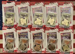 Lot of 10 - Pokemon TCG Destined Rivals Checklane Blister Pack Eevee & Zarude - Image 1