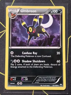 [NM-/LP+++] Umbreon 61/108 Dark Explorers Regular - Pokemon TCG - Image 1