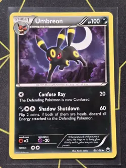 [NM-/LP+++] Umbreon 61/108 Dark Explorers Regular - Pokemon TCG - Image 2