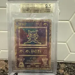 1999 Ancient Mew 2002 Holo Pokemon Movie Vintage BGS 9.5 True Gem No 9s Easy 10 - Image 1