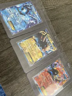 2012 Pokemon TCG Articuno EX, Zapdos EX, Moltres EX, Plasma Open Then Sleeved - Image 1