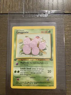 Pokemon Exeggcute TCG Jungle Card 52/64 1st Edition Common - Image 1