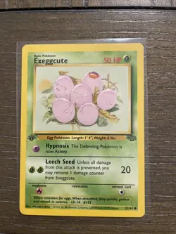 Pokemon Exeggcute TCG Jungle Card 52/64 1st Edition Common - Image 2