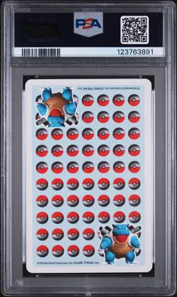 1998 POKEMON STADIUM BLUE VERSION PLAYING CARDS KING OF DIAMONDS NIDOQUEEN PSA 9 - Image 2