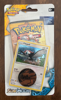 Pokemon Sun & Moon Pikipek GX Promo Blister Booster Pack SM07 Holo Sealed Mint - Image 1