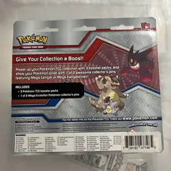 Pokemon XY 3-Pack Blister - Phantom Forces / Flashfire - Mega Kangaskhan Pin - Image 2
