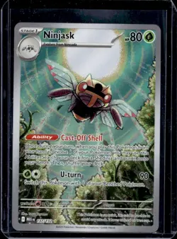 2025 Pokemon Mega Evolution Ninjask Illustration Rare #137/132 - Image 1