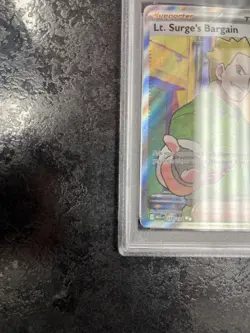 2025 POKEMON MEG EN LT. SURGE'S BARGAIN ULTRA RARE #170 💎 PSA 9 - Image 4