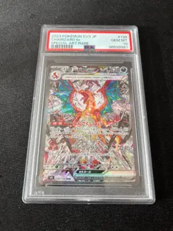 PSA 10 Charizard ex 134/108 SAR sv3 Pokemon Japanese Ruler of the Black Flame - Image 1