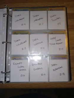 Pokemon Card Binder Team Rocket Set Wotc - Image 3