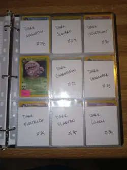 Pokemon Card Binder Team Rocket Set Wotc - Image 5