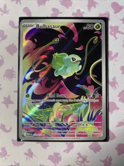 Pokemon Bulbasaur Holo Card 133/132 Me01: Mega Evolution NM Condition - Image 1