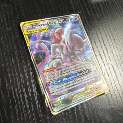 Mewtwo & Mew GX TAG TEAM Promo Holo Pokemon Card SM191 SM 270HP - Image 3