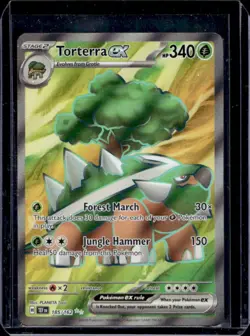 2024 Pokemon Temporal Forces Torterra ex #185/162 - Image 1