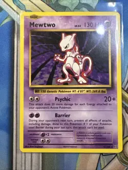 Mewtwo - 51/108 - Pokemon Evolutions XY Non-Holo Rare Card LP - Image 1