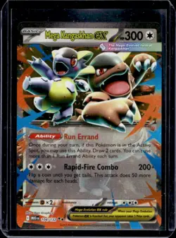 2025 Pokemon Mega Evolution Kangaskhan ex Double Rare #104/132 - Image 1