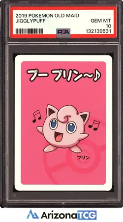 Pokemon 2019 Jigglypuff Pokemon Old Maid Japanese GEM MINT PSA 10 - Image 1