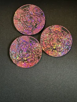 Pokemon TCG Jumbo Flipping Coins Lot Blastoise Lugia Iono Eevee Pikachu Zeraora - Image 5